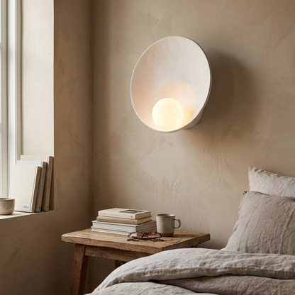 Sleek Modern Round Wall Sconce