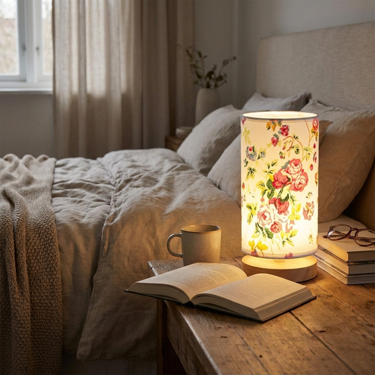 Sleek Modern Wooden Table Lamp