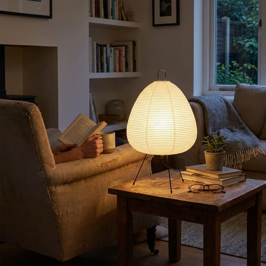 Japanese Rice Paper Table Lamp