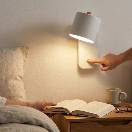 Sleek LED Wall Lamp Easy Switch