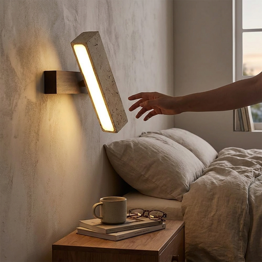 Elegant Travertine Wall Light