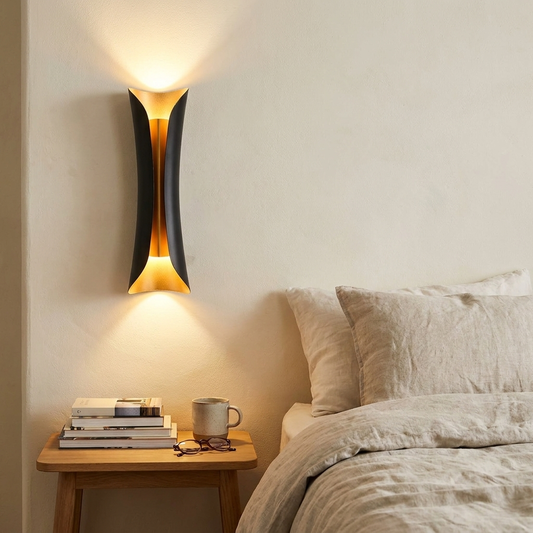 Sleek Modern Curl Wall Sconce
