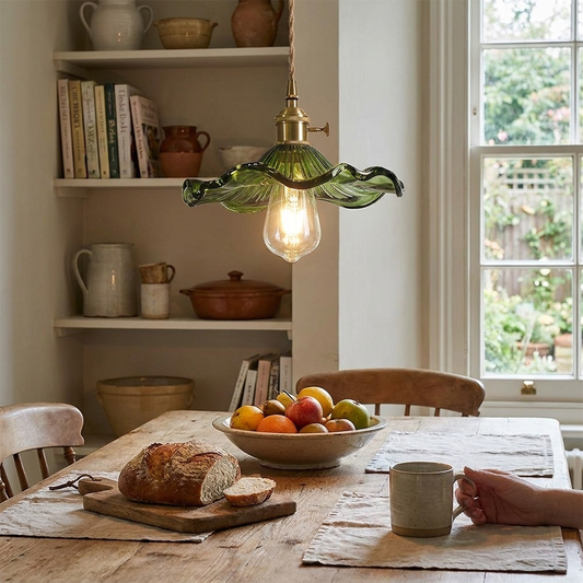 Flower Glass LED Pendant Light