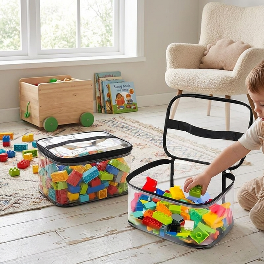 Clear Mesh Toy Storage Bag