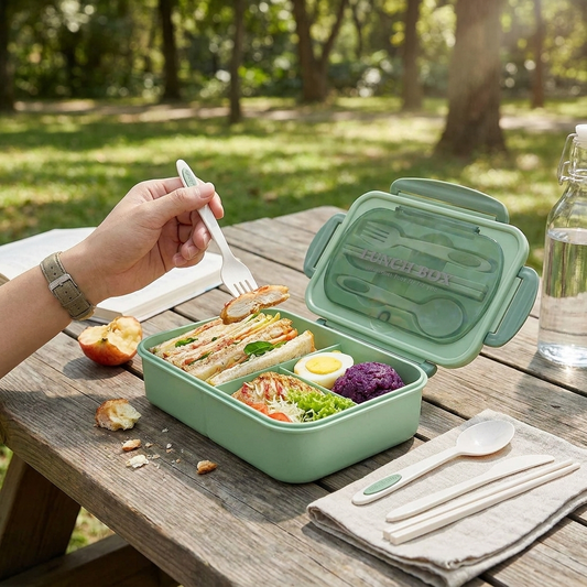 MealMate Bento Lunch Box with Utensils