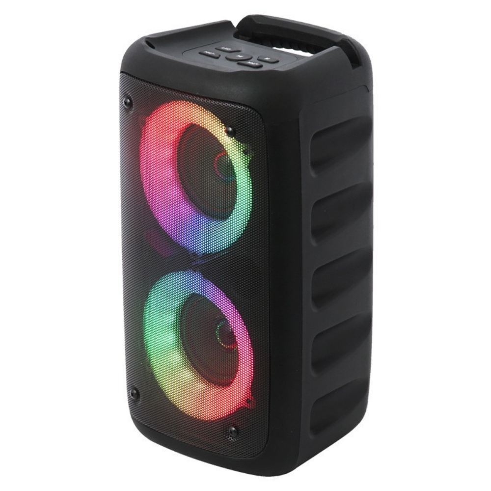 All-in-One Portable Wireless Karaoke System with Built-in Speaker and Microphones