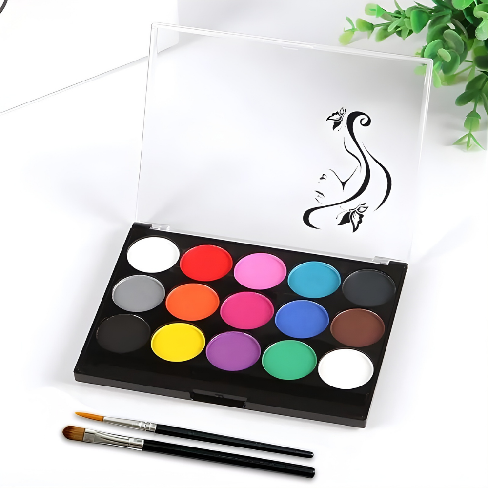 Body Paint Kit for Kids - Safe, Non-Toxic Colors for Parties & Festivals