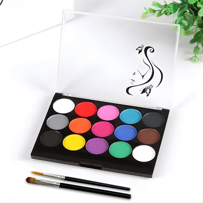 Body Paint Kit for Kids - Safe, Non-Toxic Colors for Parties & Festivals