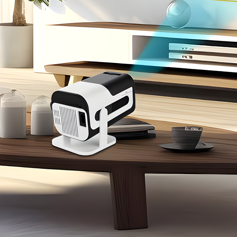 HD Portable Mini Projector with WiFi & Bluetooth – Compact, Wireless Entertainment