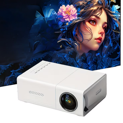 1080P Portable Mini Projector – Compact, Home Theater Quality