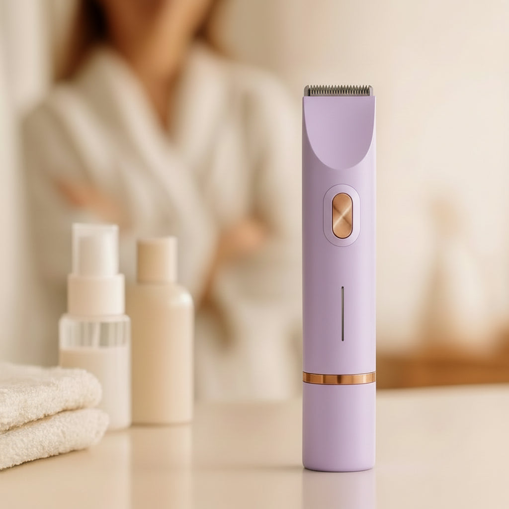 Electric Women's Shaver for Sensitive Skin - Waterproof Razor for Bikini Line