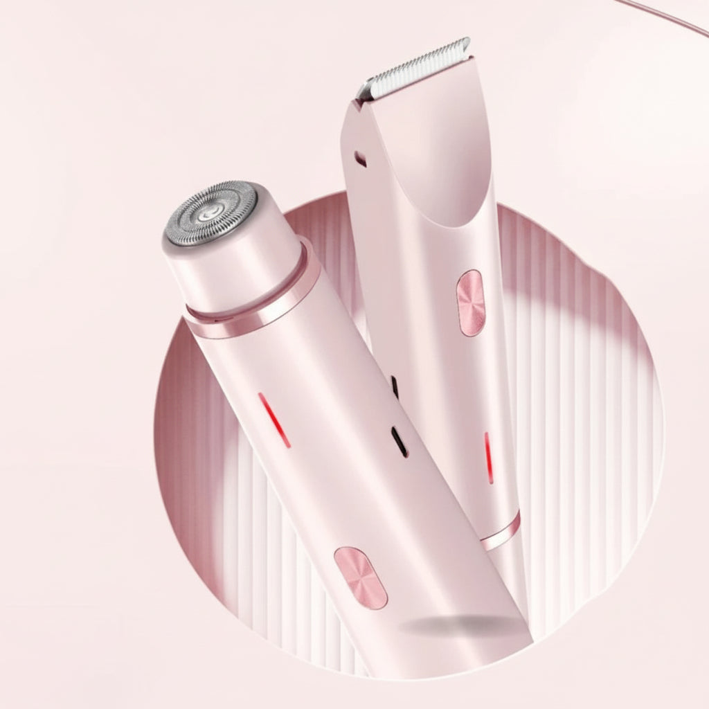 Electric Women's Shaver for Sensitive Skin - Waterproof Razor for Bikini Line