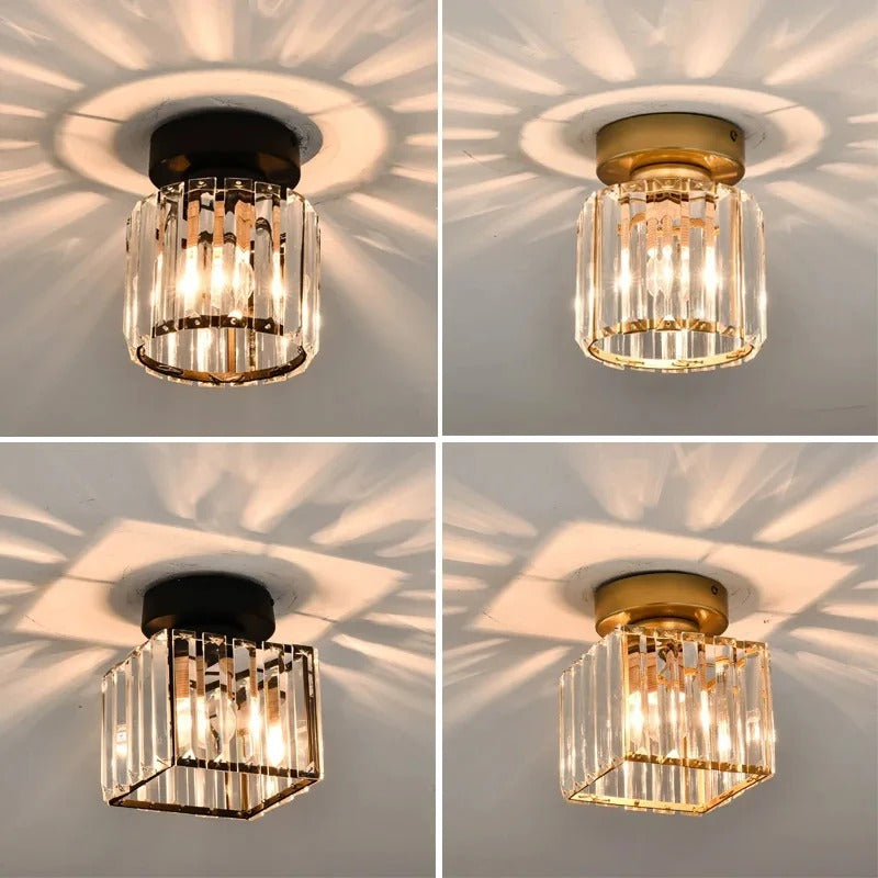 Crystal Ceiling Light: Elegant Corridor & Aisle Lighting