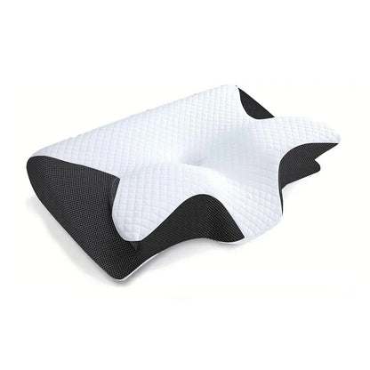 Contour Memory Foam Neck Support Pillow for Ergonomic Comfort and Restful Sleep