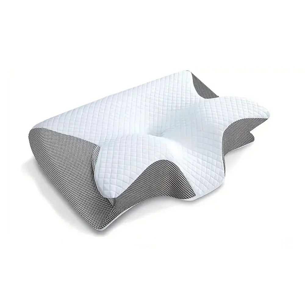 Contour Memory Foam Neck Support Pillow for Ergonomic Comfort and Restful Sleep