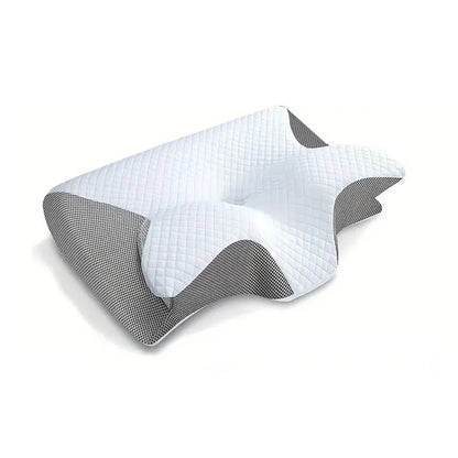 Contour Memory Foam Neck Support Pillow for Ergonomic Comfort and Restful Sleep