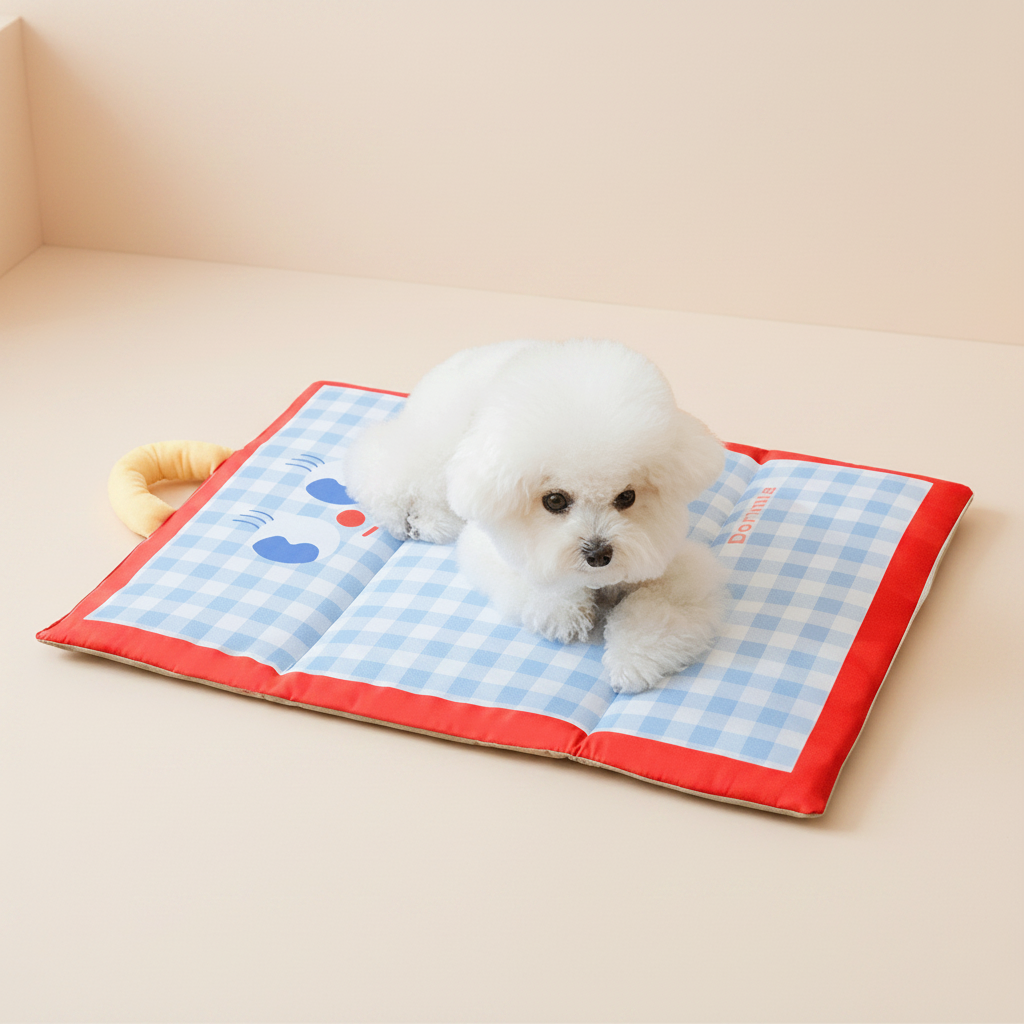 Breathable Pet Cooling Mat - Foldable, Portable Comfort for Dogs and Cats