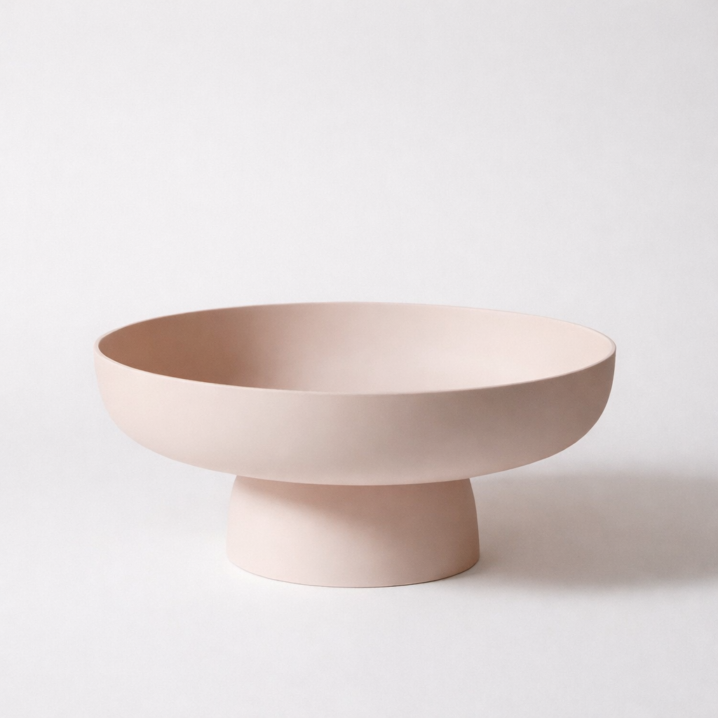 Elegant Pedestal Fruit Bowl – Decorative Table Centerpiece for Kitchen Counter