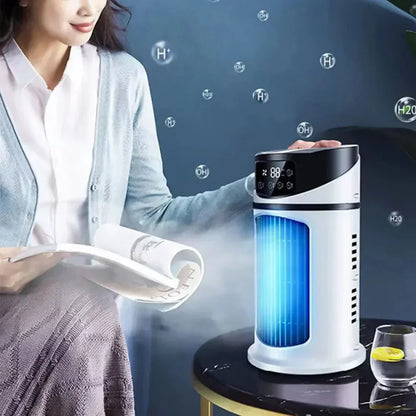 Compact Portable Air Conditioner with Evaporative Cooler Fan – All-in-One Cooling Solution
