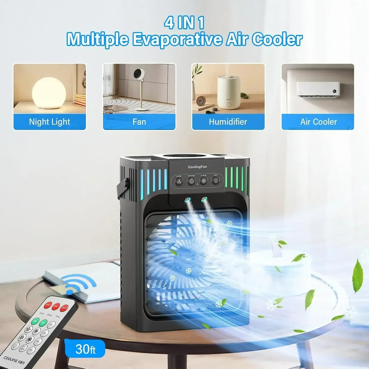 Compact Desktop Remote for Portable Air Conditioners