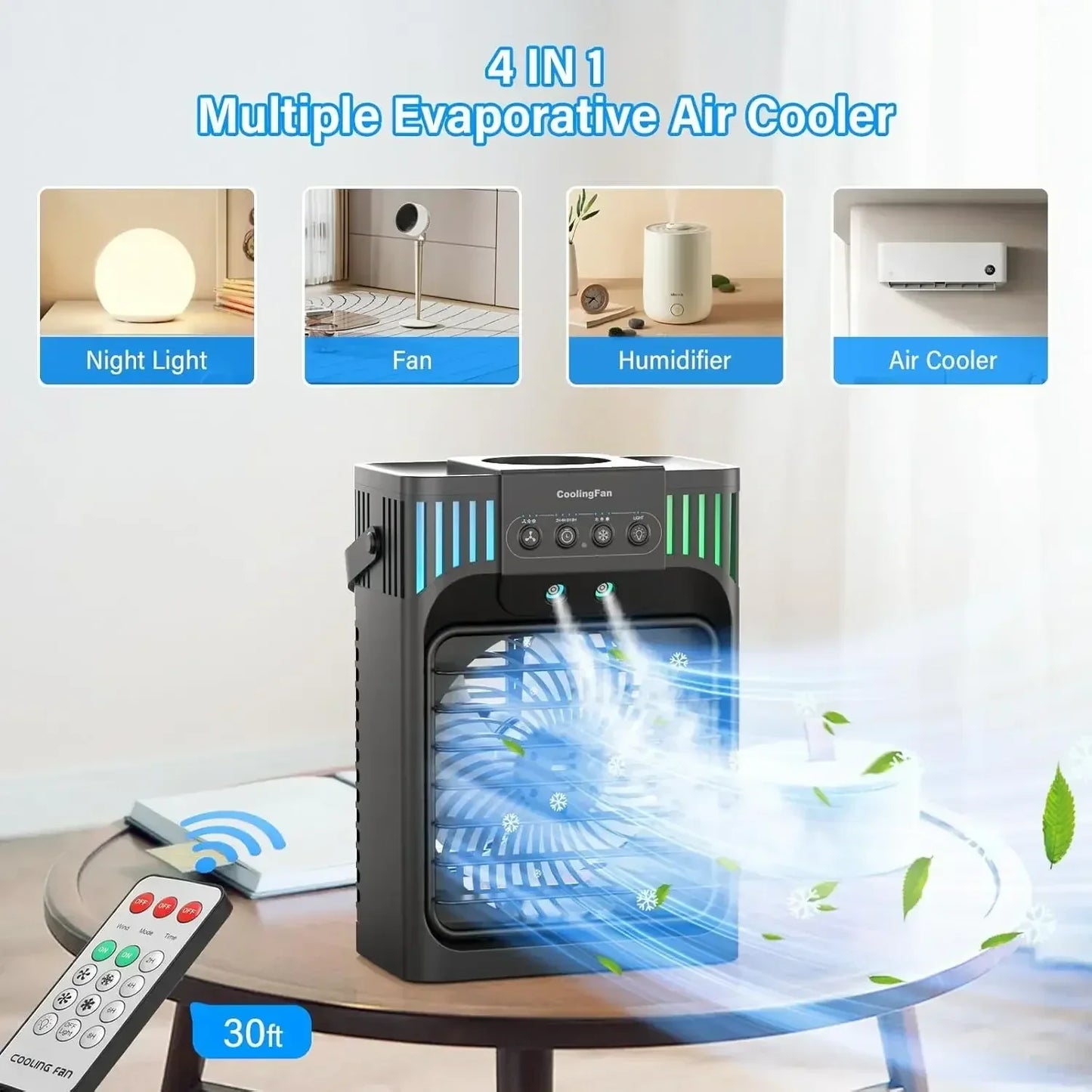 Compact Desktop Remote for Portable Air Conditioners