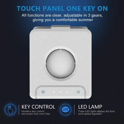 Compact, Energy-Efficient Portable Air Conditioner with Water Tank
