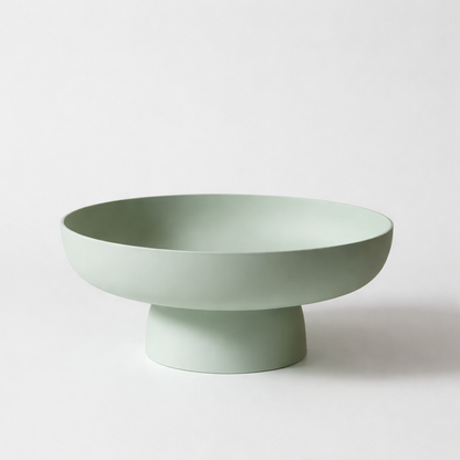 Elegant Pedestal Fruit Bowl – Decorative Table Centerpiece for Kitchen Counter