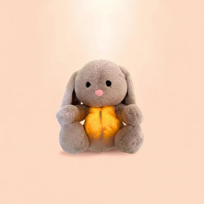 Breathing Plush Bunny: Calming Stuffed Animal for Relaxation for Kids and Adults