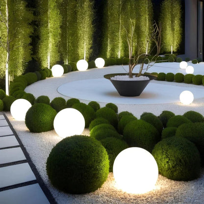 Garden LED Sphere Outdoor Light - Ball-Shaped Pathway & Yard Lamp