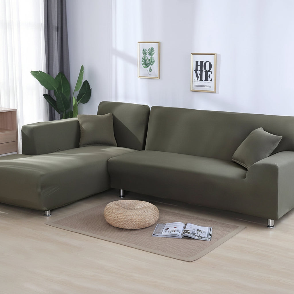 Elastic Stretch Sofa Slipcover Protector - Fitted Couch Cover to Protect and Refresh Your Sofa