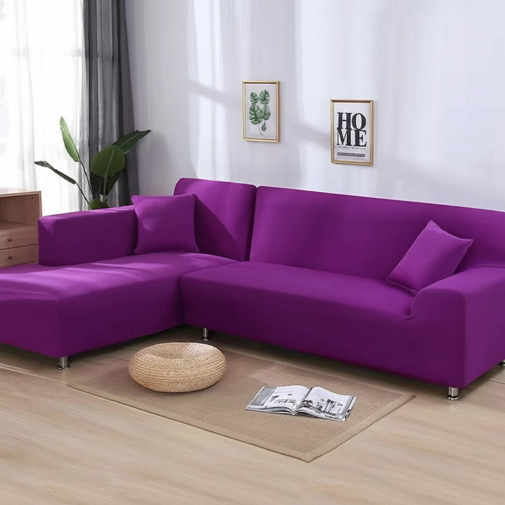 Elastic Stretch Sofa Slipcover Protector - Fitted Couch Cover to Protect and Refresh Your Sofa