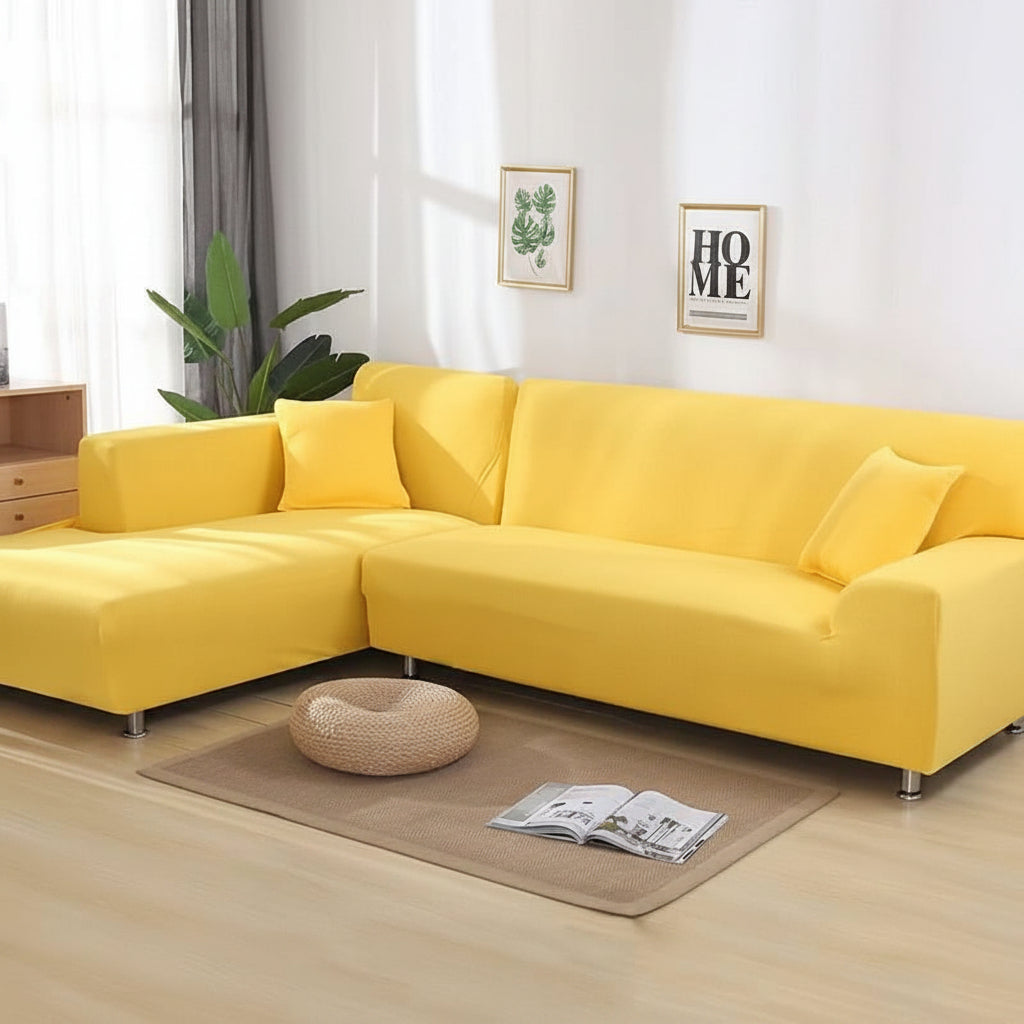 Elastic Stretch Sofa Slipcover Protector - Fitted Couch Cover to Protect and Refresh Your Sofa