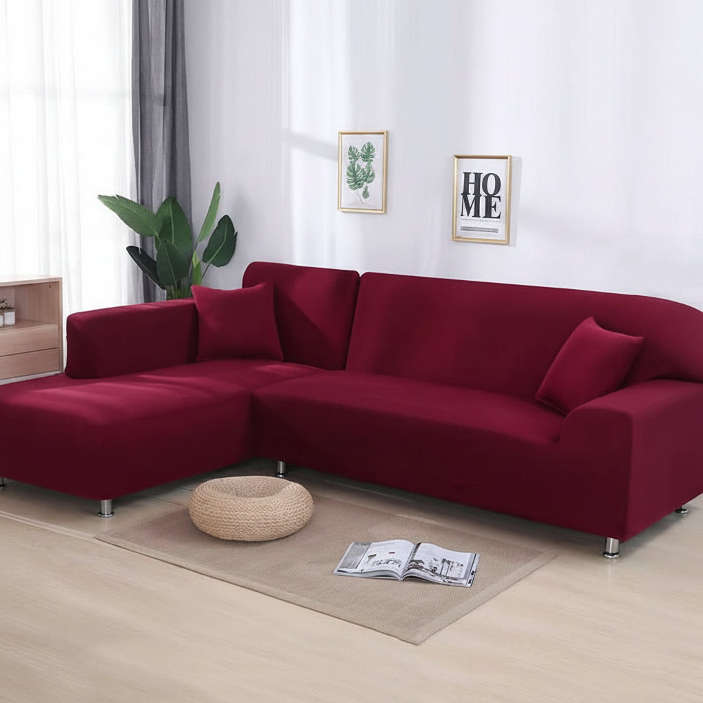Elastic Stretch Sofa Slipcover Protector - Fitted Couch Cover to Protect and Refresh Your Sofa