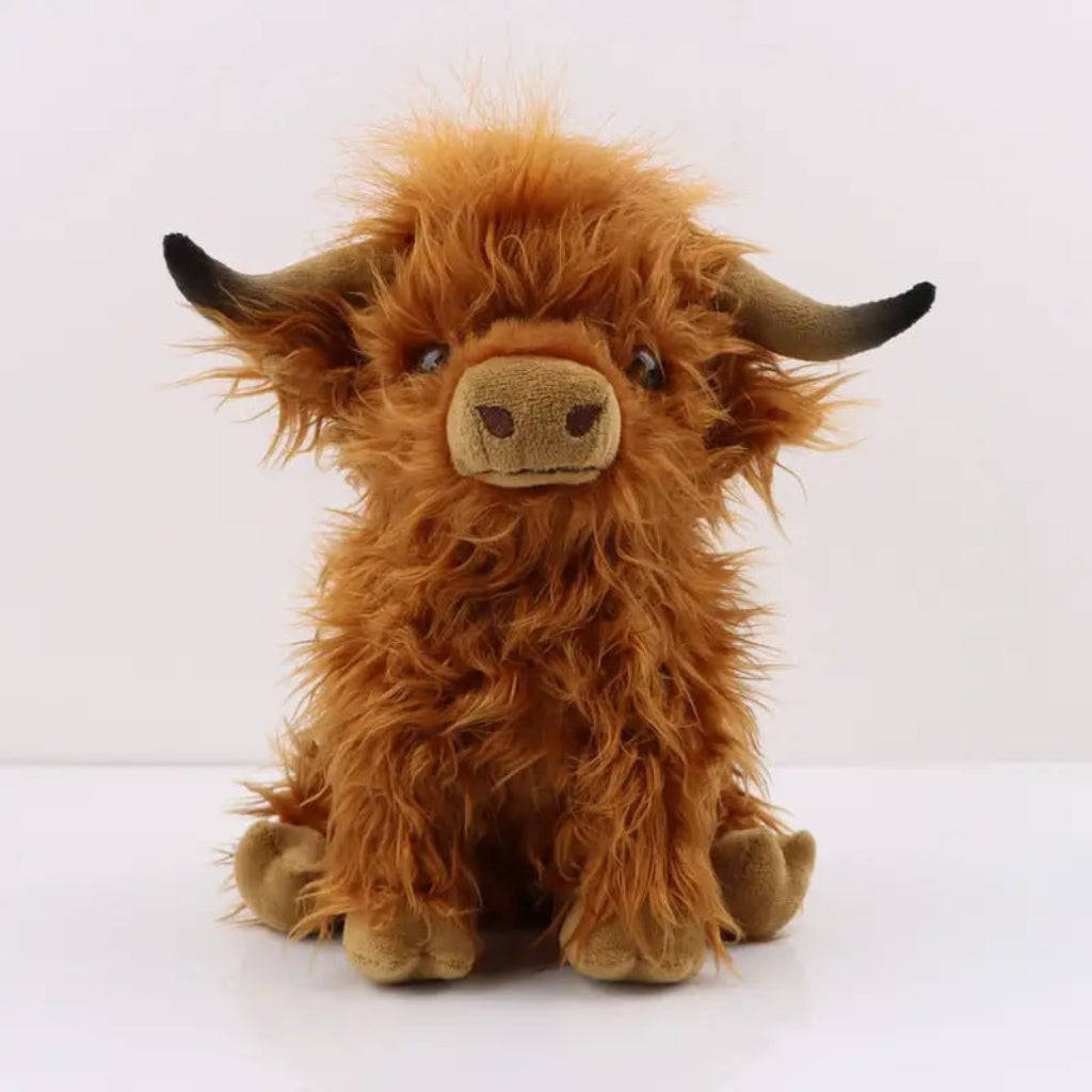Cozy Highland Cow Stuffed Plush Toy - Ultra-Soft Cuddle Buddy