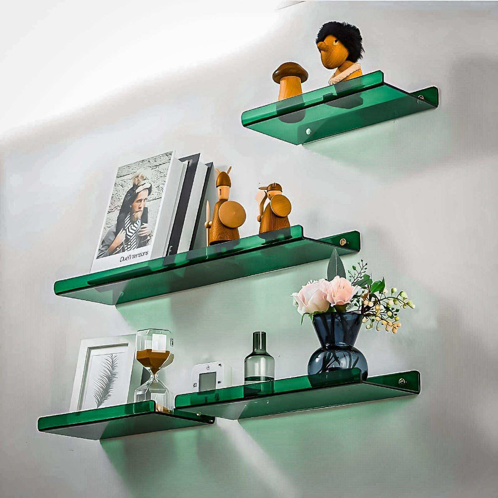Floating Acrylic Wall Shelf - Minimalist Display & Storage