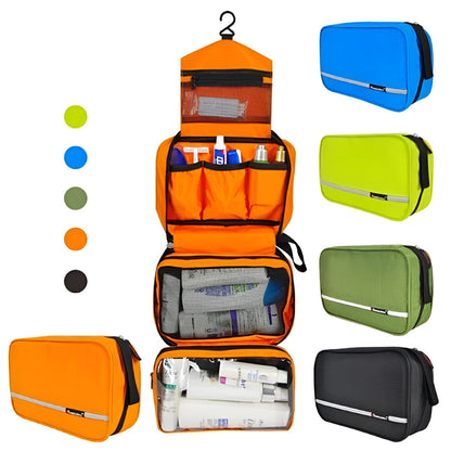 Hanging Toiletry Bag for Travel – Cosmetic Case with Zip