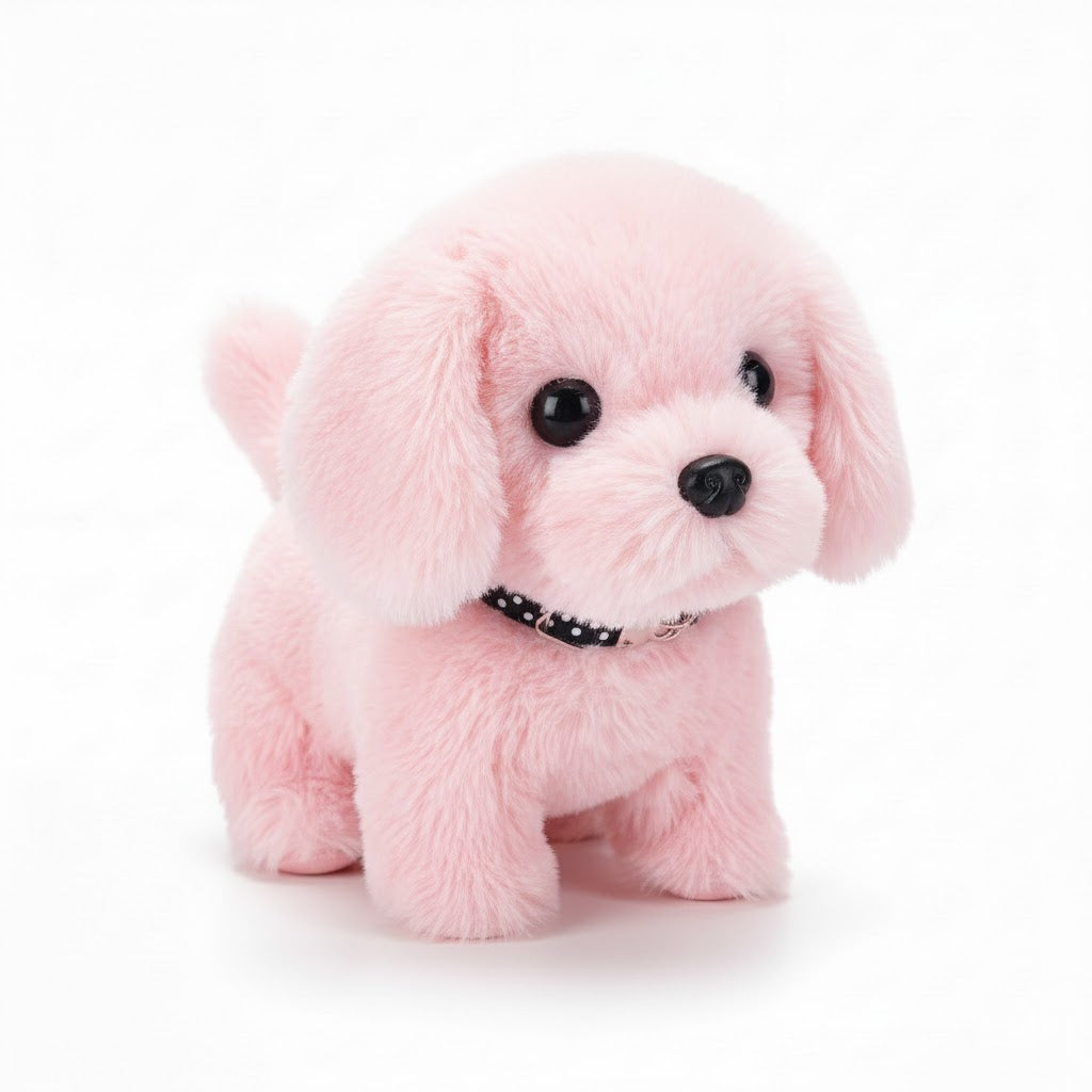 Cuddly Interactive Plush Puppy Toy with Realistic Moving Features