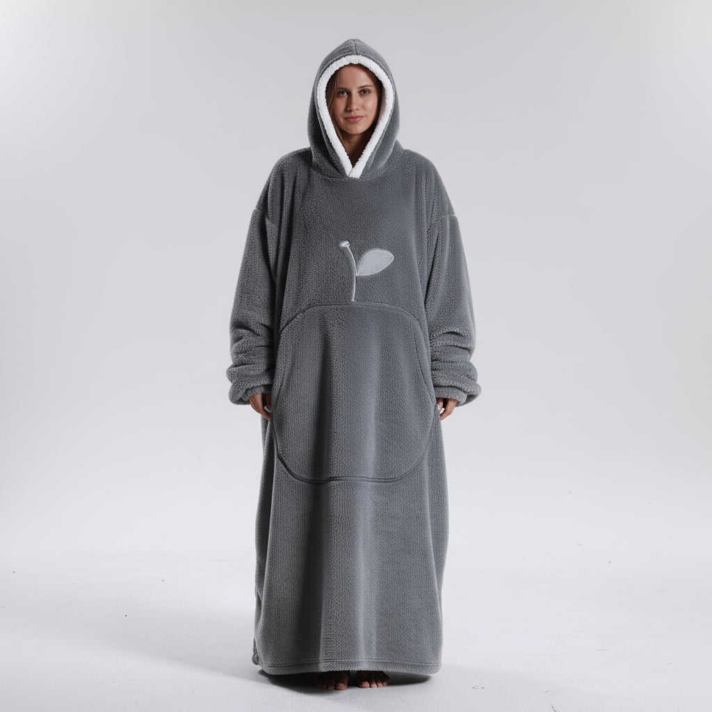 Cozy Oversized Hoodie Blanket for Adults — Soft, Wearable Blanket for Cold Days