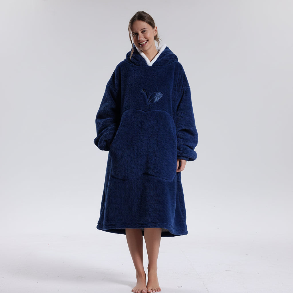 Cozy Oversized Hoodie Blanket for Adults — Soft, Wearable Blanket for Cold Days