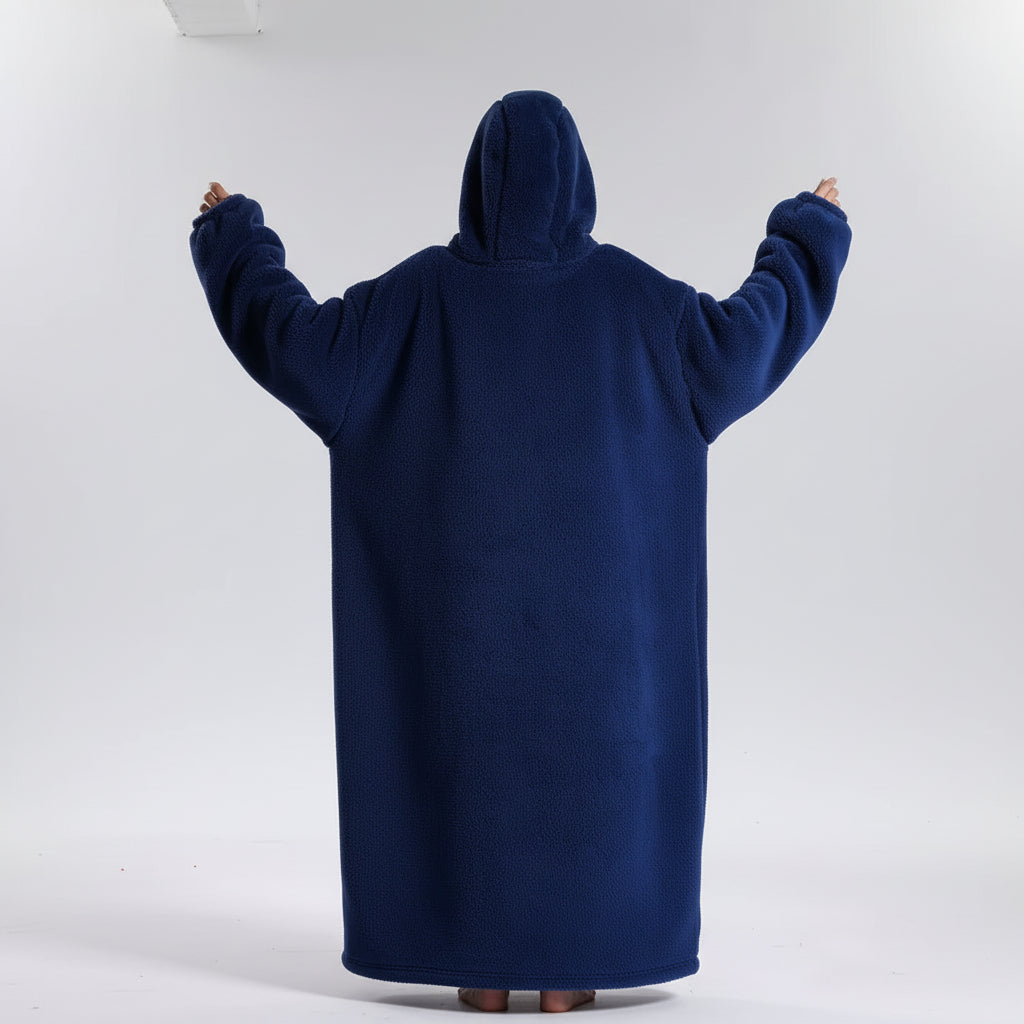 Cozy Oversized Hoodie Blanket for Adults — Soft, Wearable Blanket for Cold Days