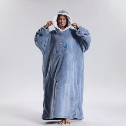 Cozy Oversized Hoodie Blanket for Adults — Soft, Wearable Blanket for Cold Days