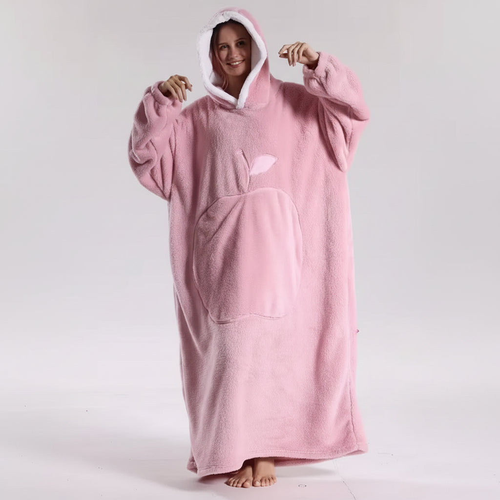 Cozy Oversized Hoodie Blanket for Adults — Soft, Wearable Blanket for Cold Days