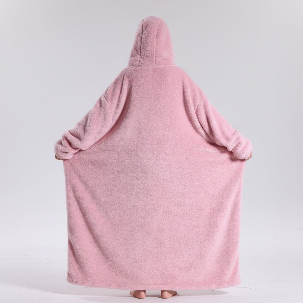 Cozy Oversized Hoodie Blanket for Adults — Soft, Wearable Blanket for Cold Days