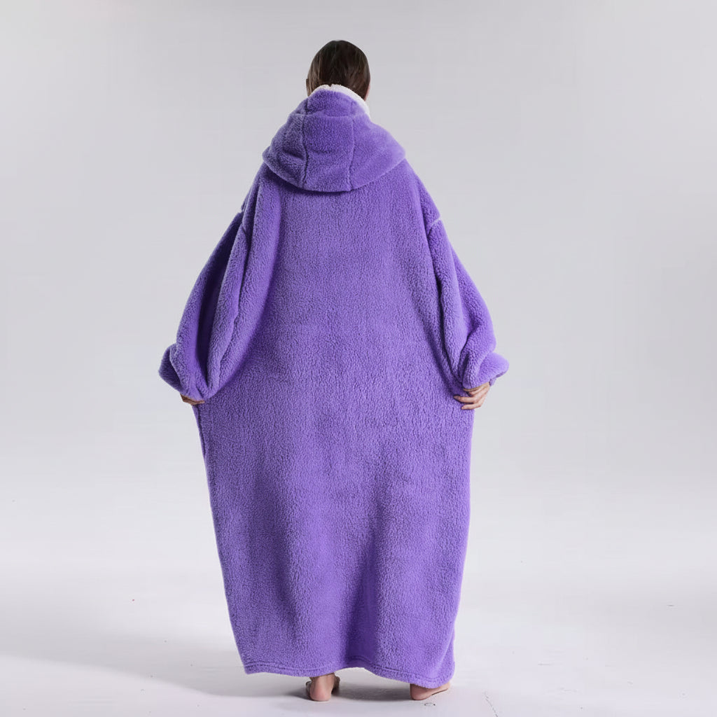 Cozy Oversized Hoodie Blanket for Adults — Soft, Wearable Blanket for Cold Days