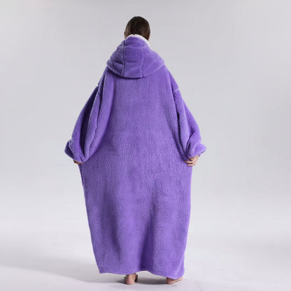 Cozy Oversized Hoodie Blanket for Adults — Soft, Wearable Blanket for Cold Days