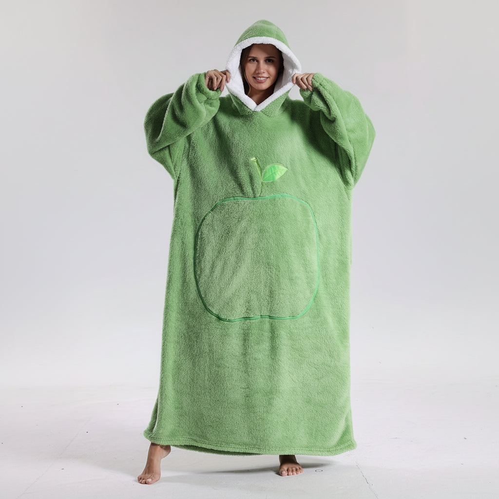 Cozy Oversized Hoodie Blanket for Adults — Soft, Wearable Blanket for Cold Days