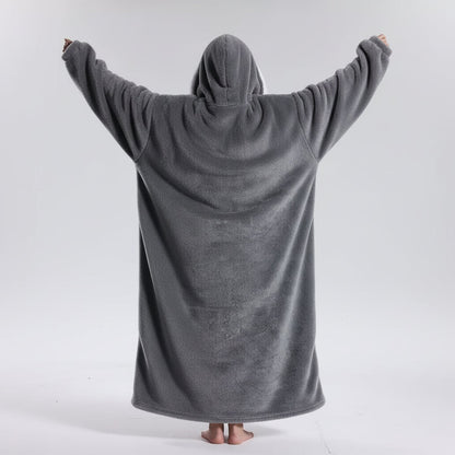 Cozy Oversized Hoodie Blanket for Adults — Soft, Wearable Blanket for Cold Days
