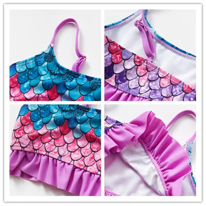 Floral Ruffle Bikini Set – Women's Swimsuit & Kids