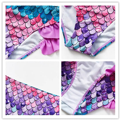 Floral Ruffle Bikini Set – Women's Swimsuit & Kids