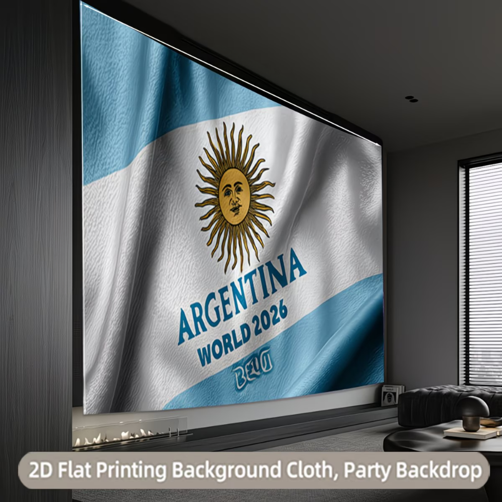 Argentina World Cup Flag Backdrop – Party Wall Art Banner